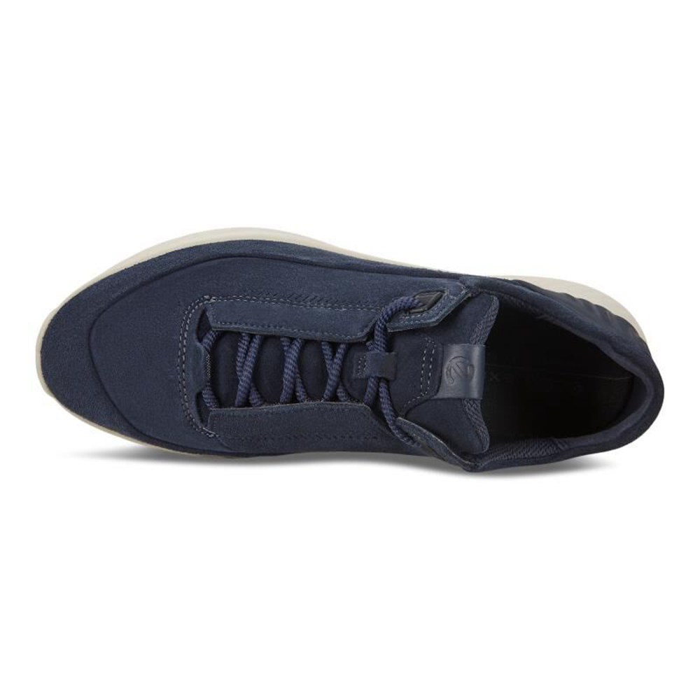 ECCO Womens Outdoor Shoes Navy - Exostrike Lows - LYJ-238579